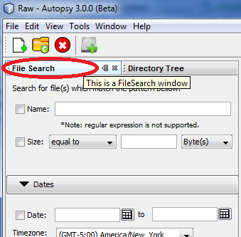 Open File Search Top Component 1